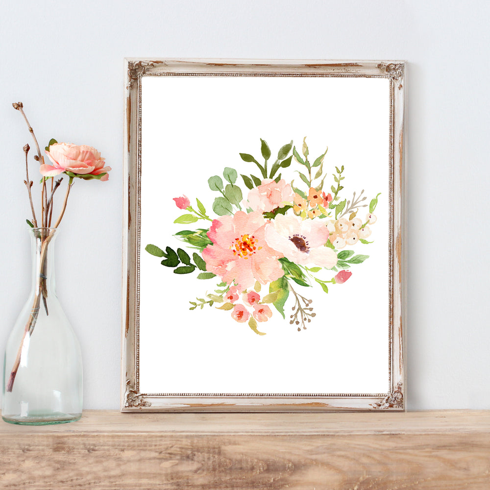 Floral Whimsy - Bouquet II - Print